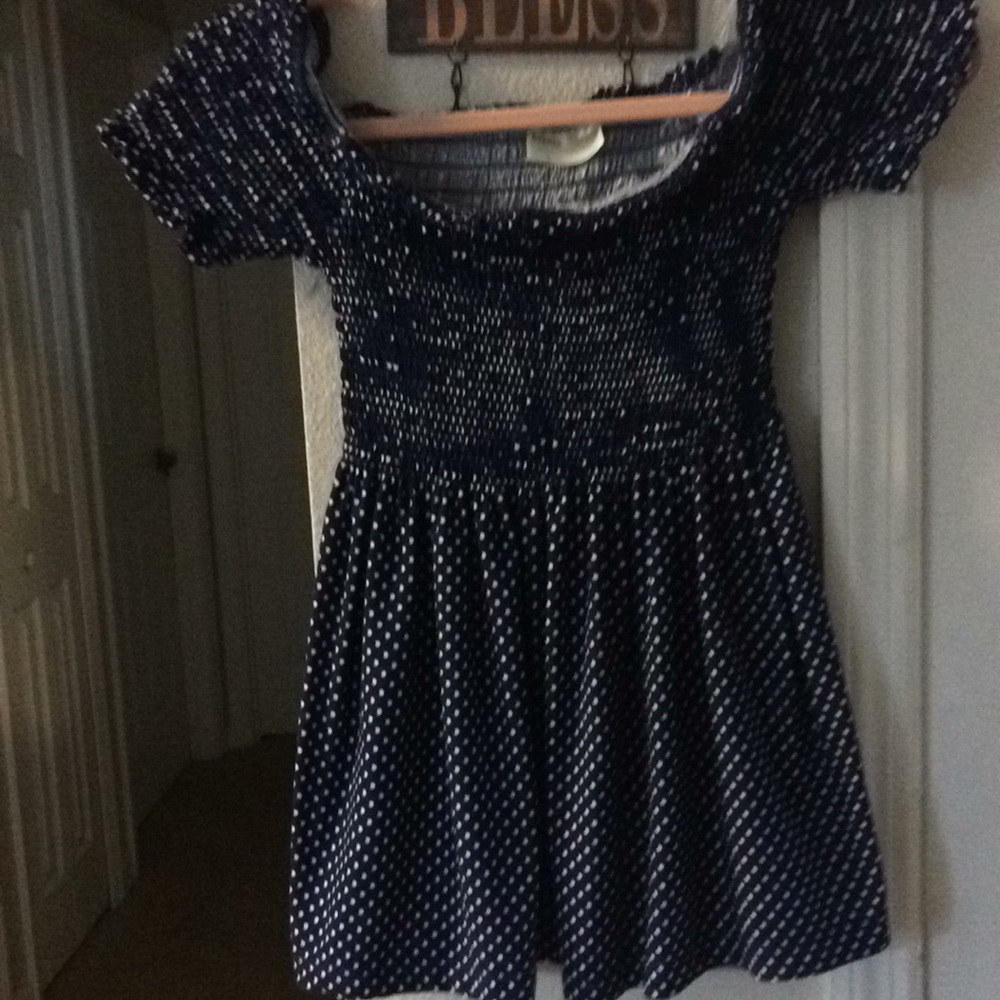 Blue and white cute shirt